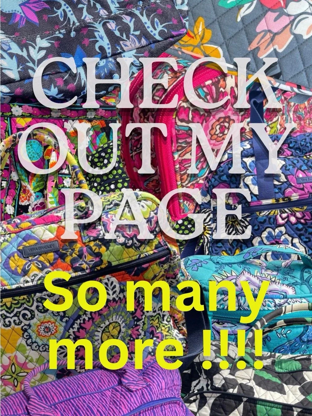 Vera Bradley Post Not for sale! Check out my page for all of the Vera items!!